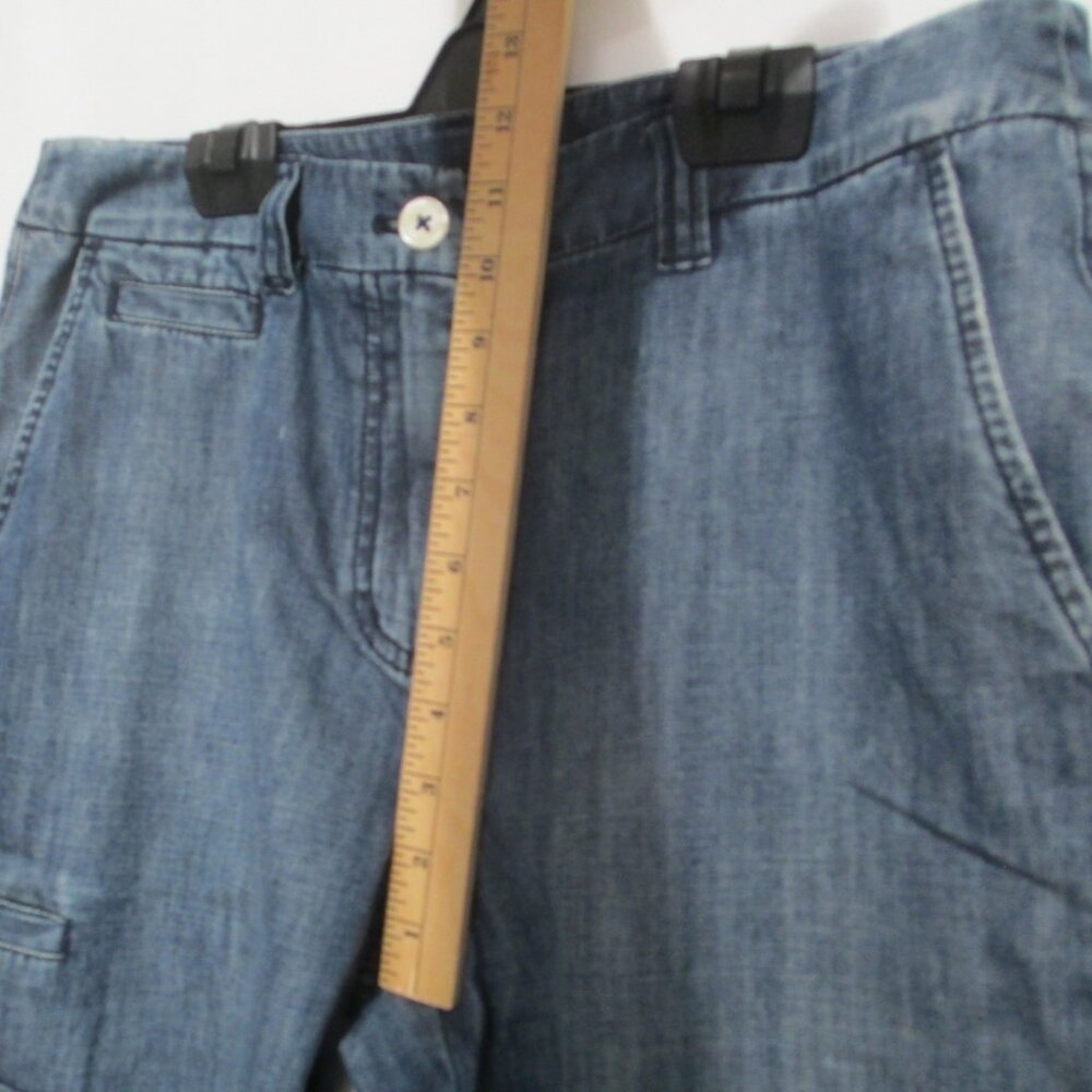 NWT Talbots Jean Cargo Capris Women Size 8 Vintage Y2K - Picture 6 of 7